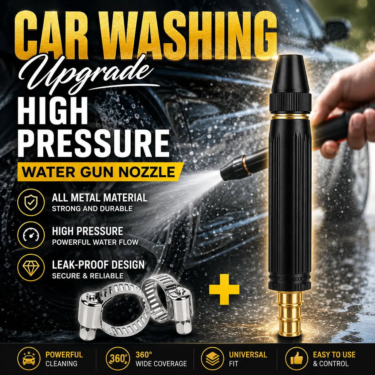 Home High-pressure Car Wash Water Gun