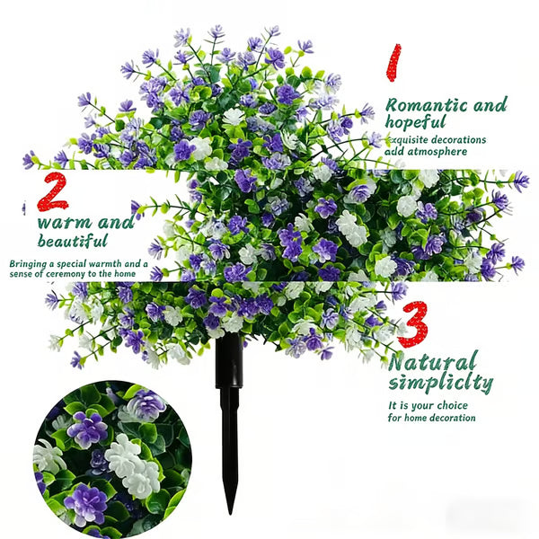 Artificial Potted Trees With Ground Stakes🌼