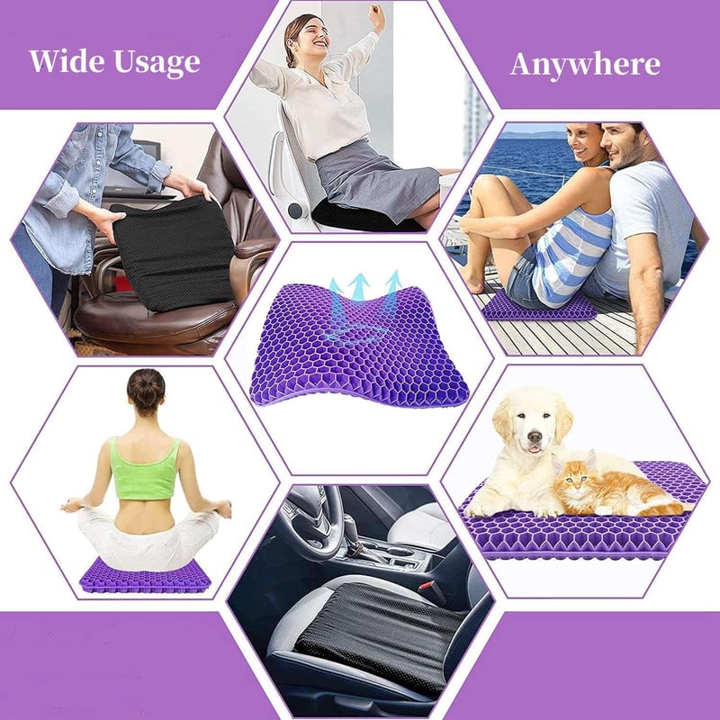 Ergonomic Silicone Seat Cushion – Relief You Can Feel